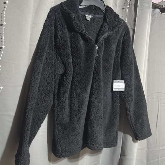 Eddie Bauer Women’s 1/4-zip fleece plush jacket - Picture 2 of 7